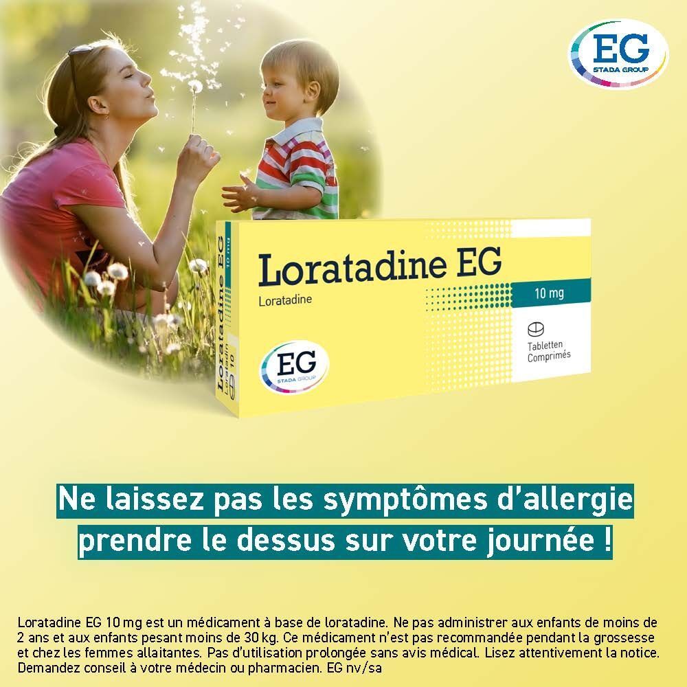 Loratadine EG 10 mg | Allergie & Urticaire