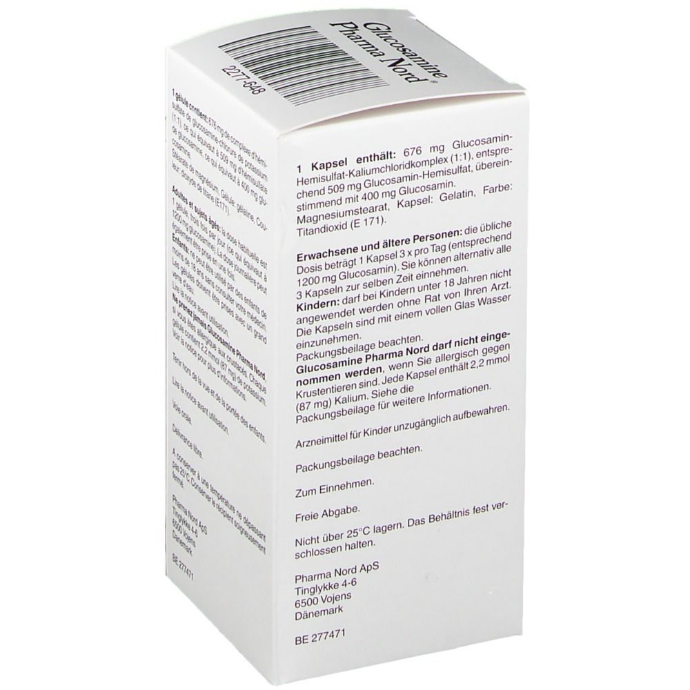 Pharma Nord Glucosamine 400mg | glucosamine sulfaat | Les cartilages et les os