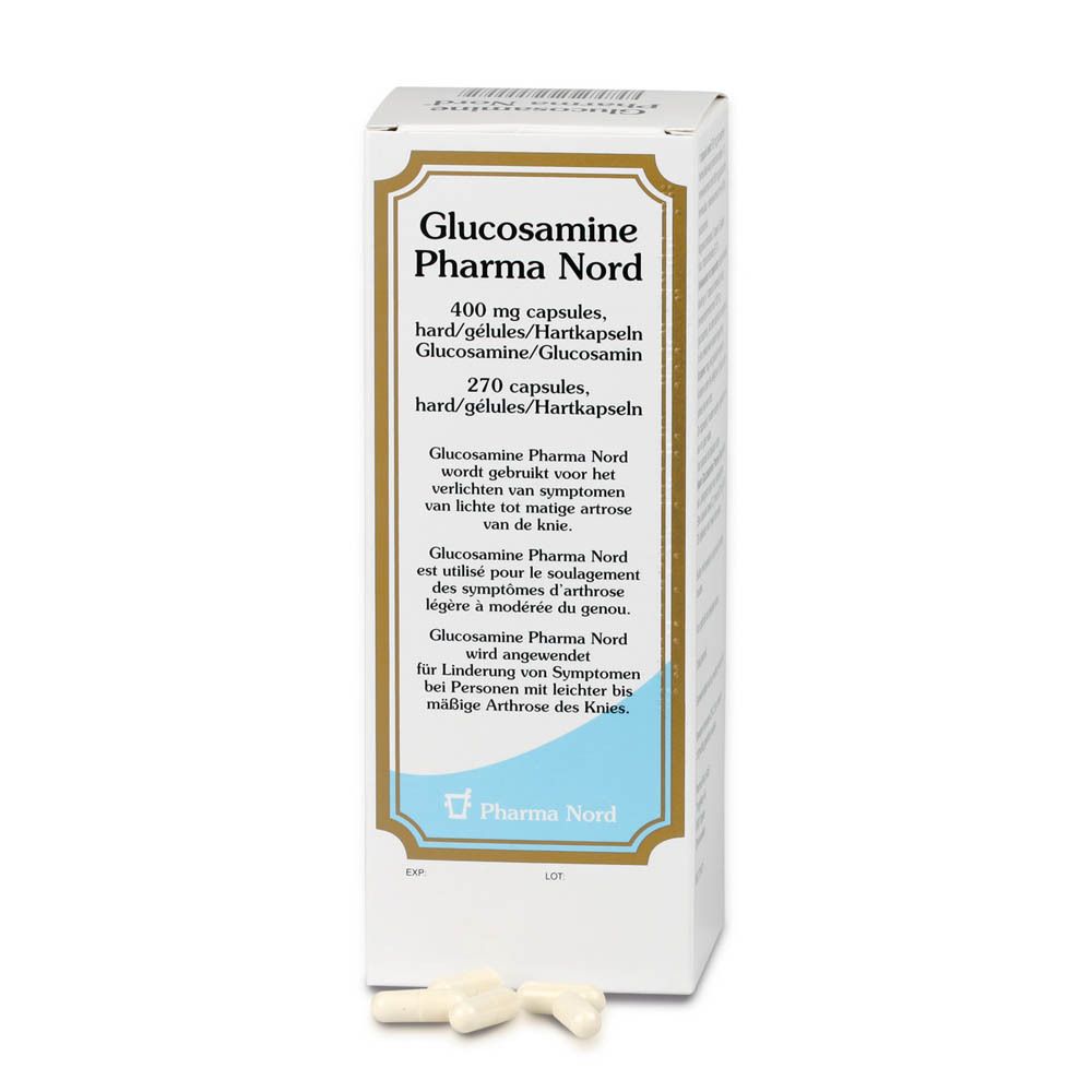 Pharma Nord Glucosamine 400mg | glucosamine sulfaat | Les cartilages et les os