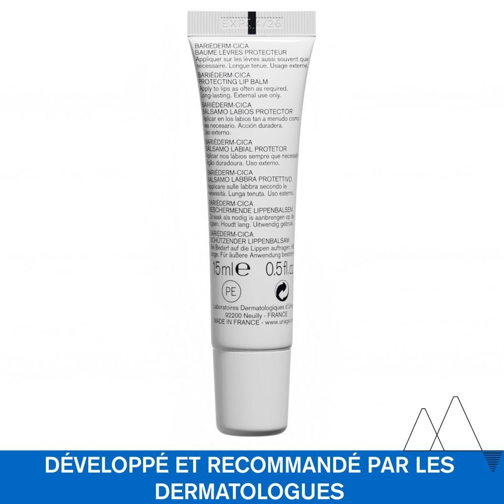 Uriage Bariéderm Cica-Lèvres Baume Protecteur