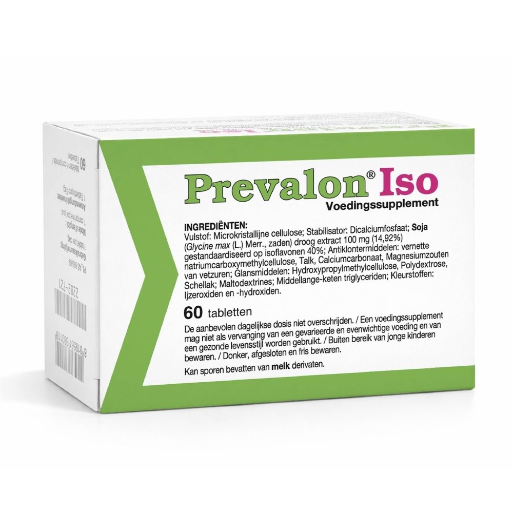 Prevalon Iso : Développé pour les femmes approchant ou vivant la ménopause. 1 comprimé par jour.
