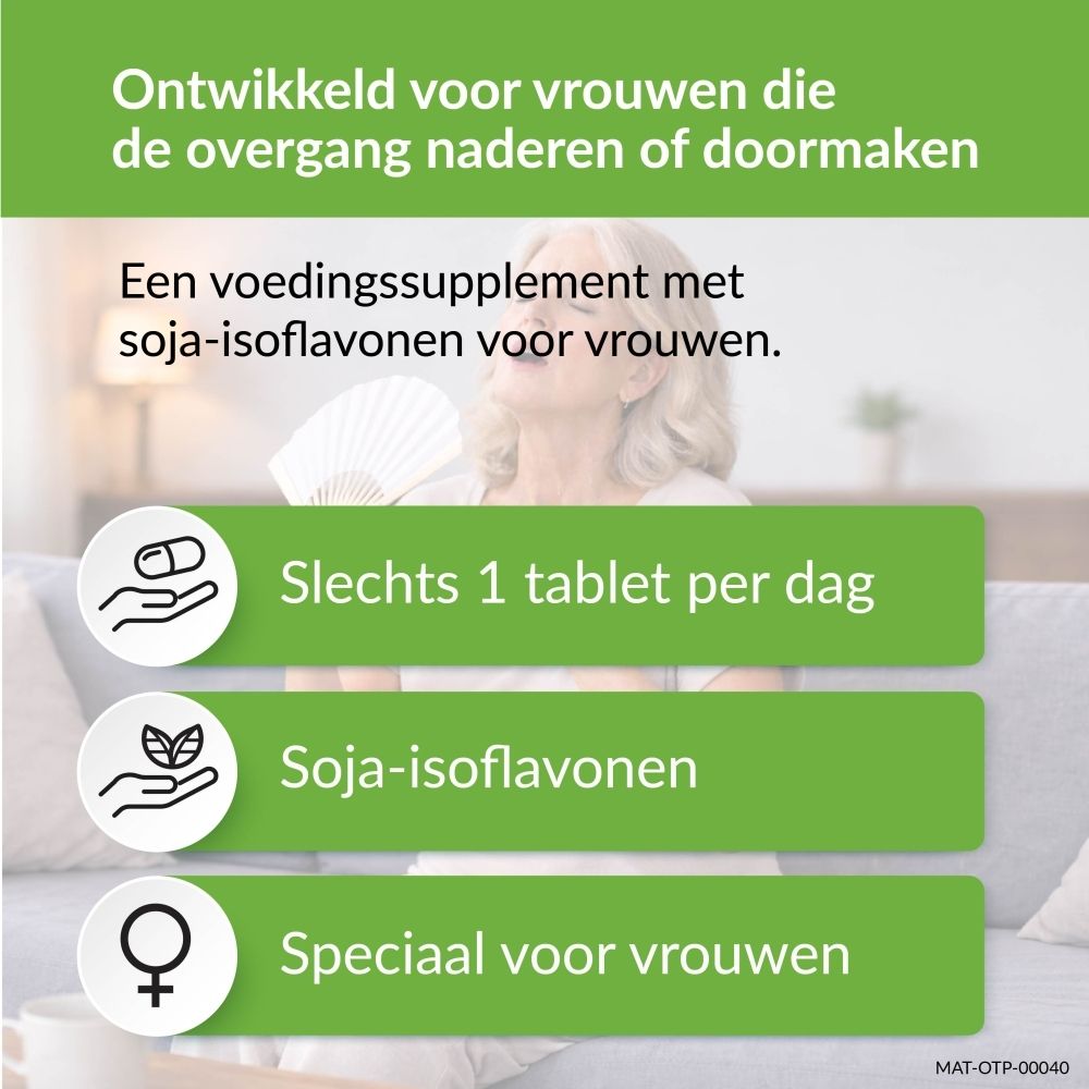 Prevalon Iso: Soja-isoflavonen, natuurlijke plantaardige stoffen.