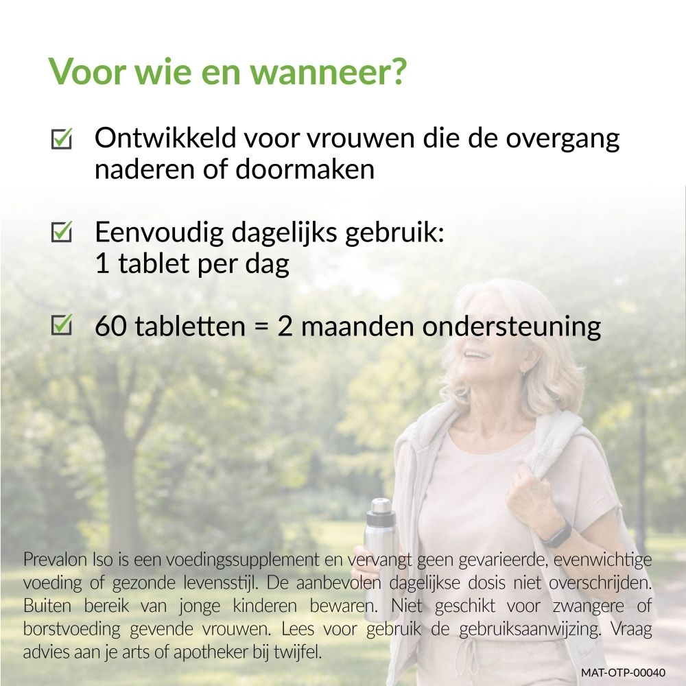 Prevalon Iso: Informatie over gebruik en ingrediënten voor vrouwen.