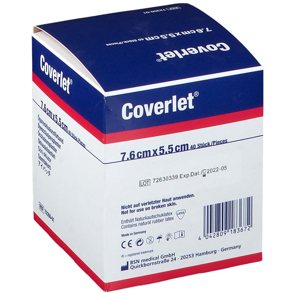 Coverlet 7,6X5,5Cm Chair 40 7235001