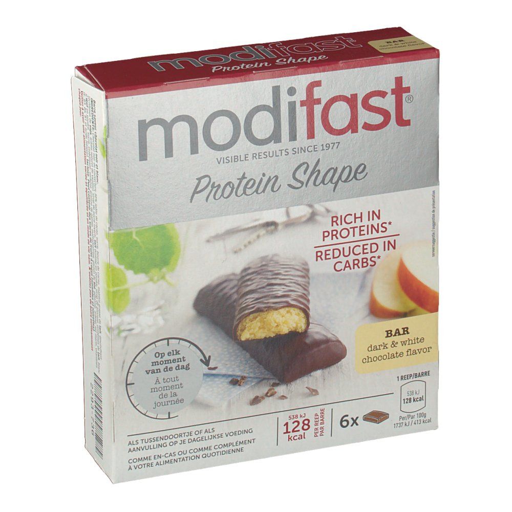 Modifast Snack&Meal Barre Chocolat Noire-Blanc