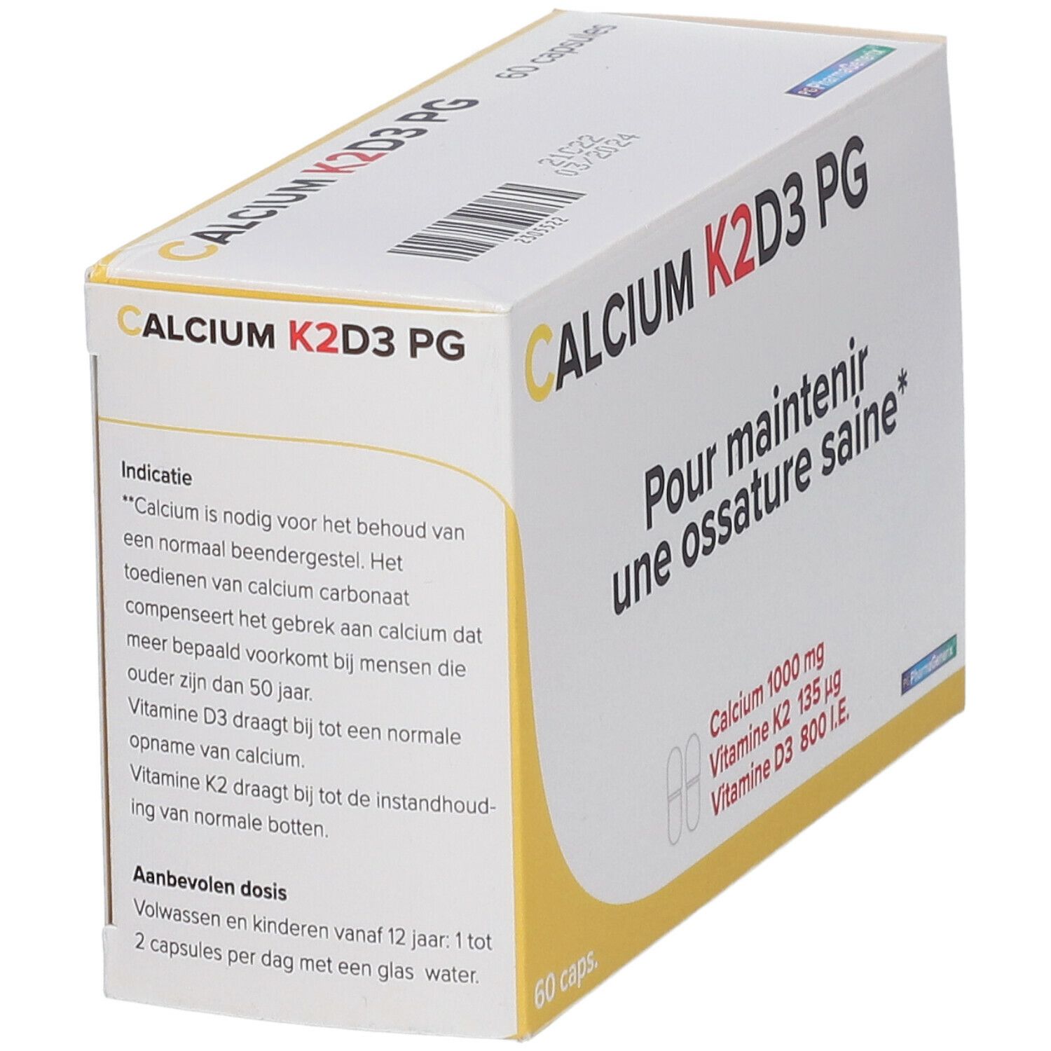 Pharmagenerix Calcium K2 D3 PG