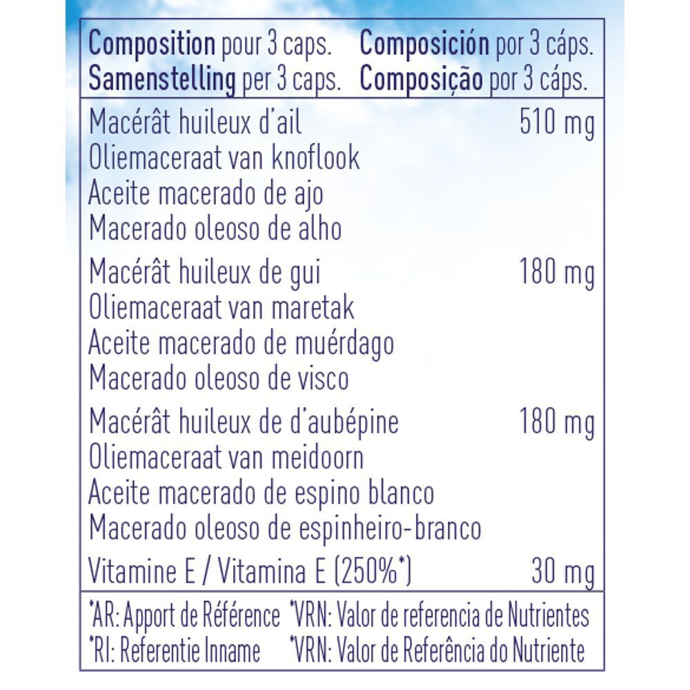 Bional Ail + Gui + Aubépine – Circulation Sanguine et Immunité – Complément Alimentaire à la Vitamine E