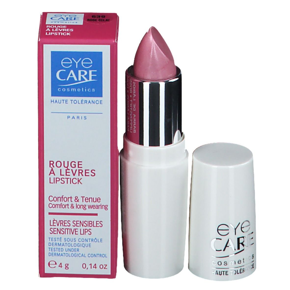 Eye Care Rouge A Lèvres Haute Tolérance Rose Eclat 639