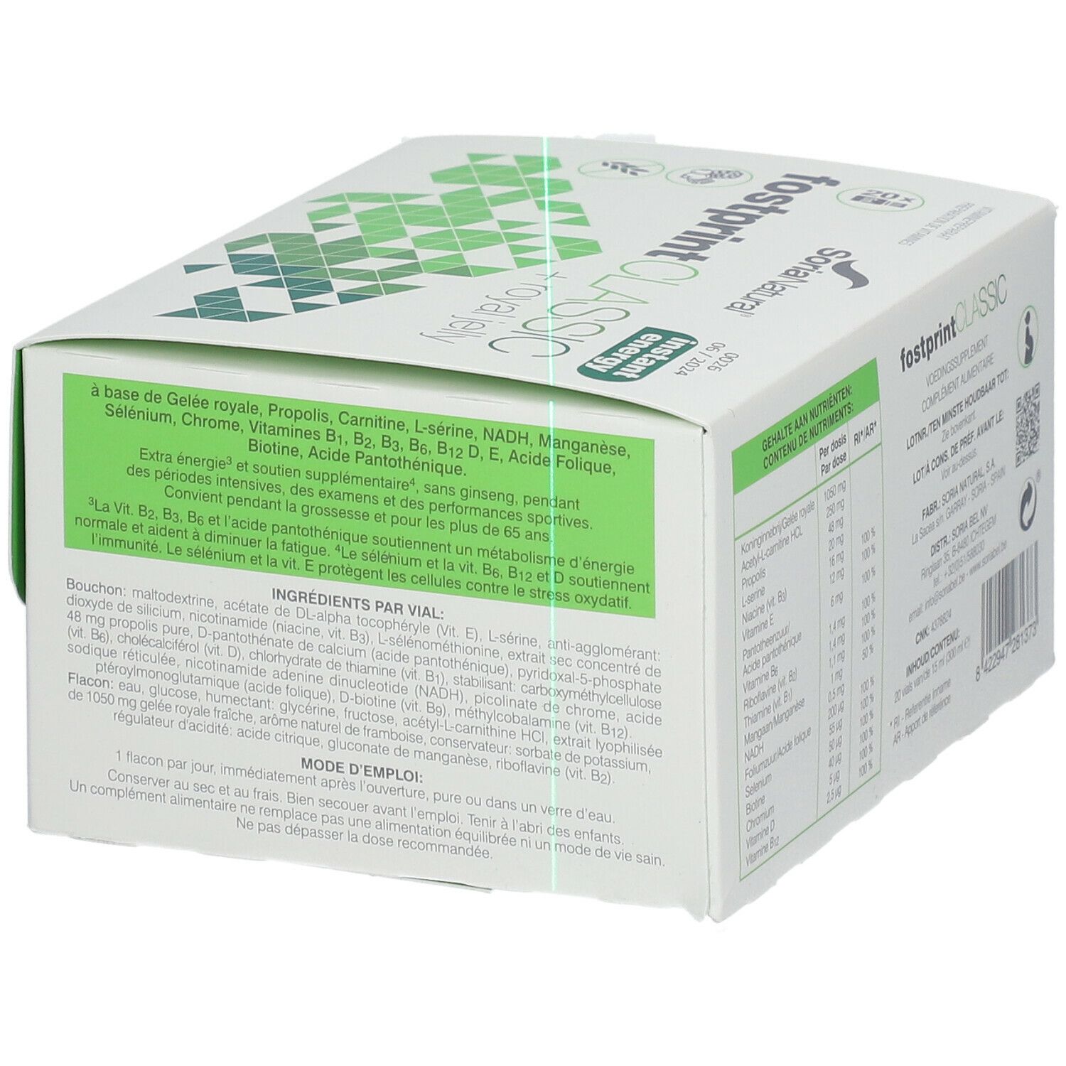Soria Natural® Fostprint Classic + Royal Jelly