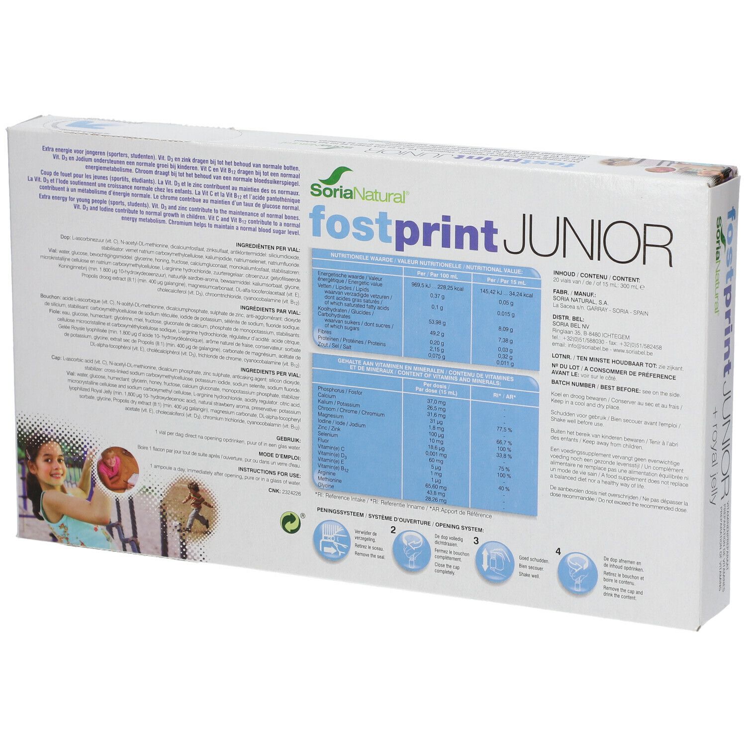 Soria Natural® Fostprint Junior + Royal Jelly