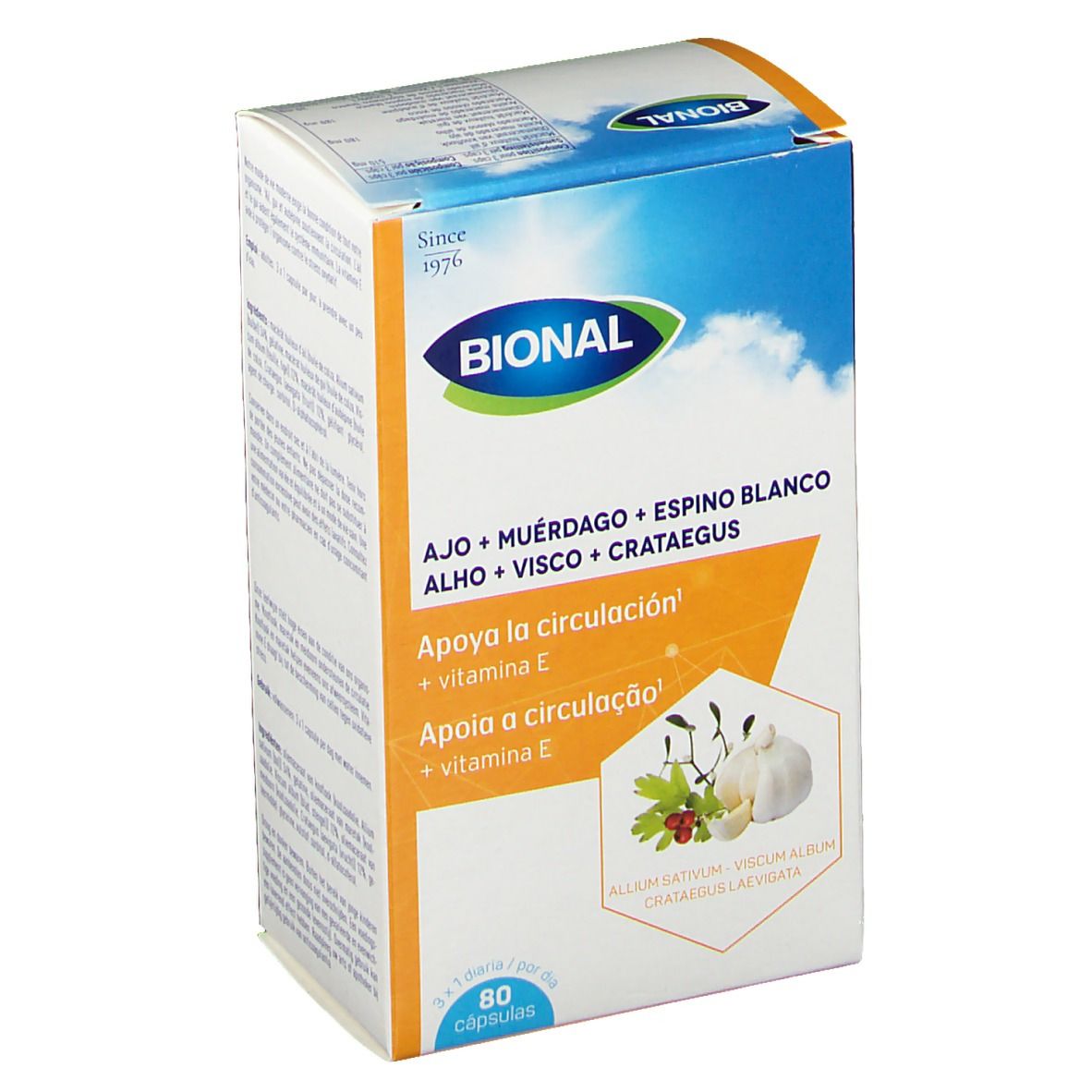 Bional Ail + Gui + Aubépine – Circulation Sanguine et Immunité – Complément Alimentaire à la Vitamine E