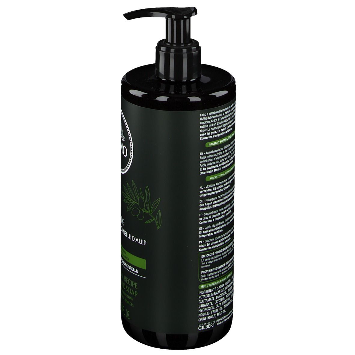 Laino Savon Liquide Recette Draditionnelle d'Alep