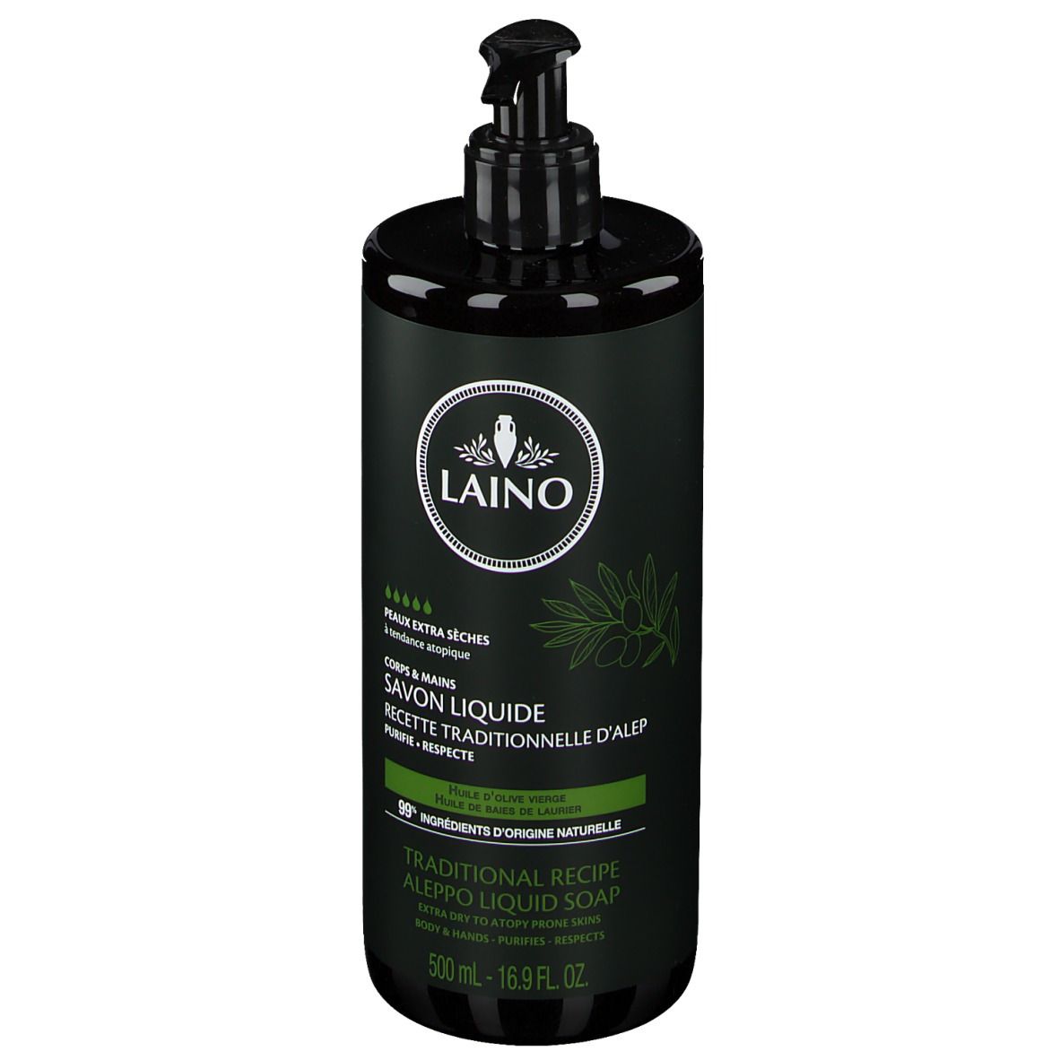 Laino Savon Liquide Recette Draditionnelle d'Alep