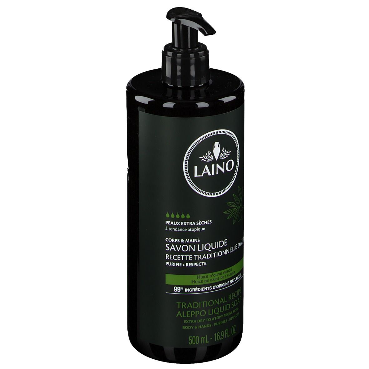 Laino Savon Liquide Recette Draditionnelle d'Alep