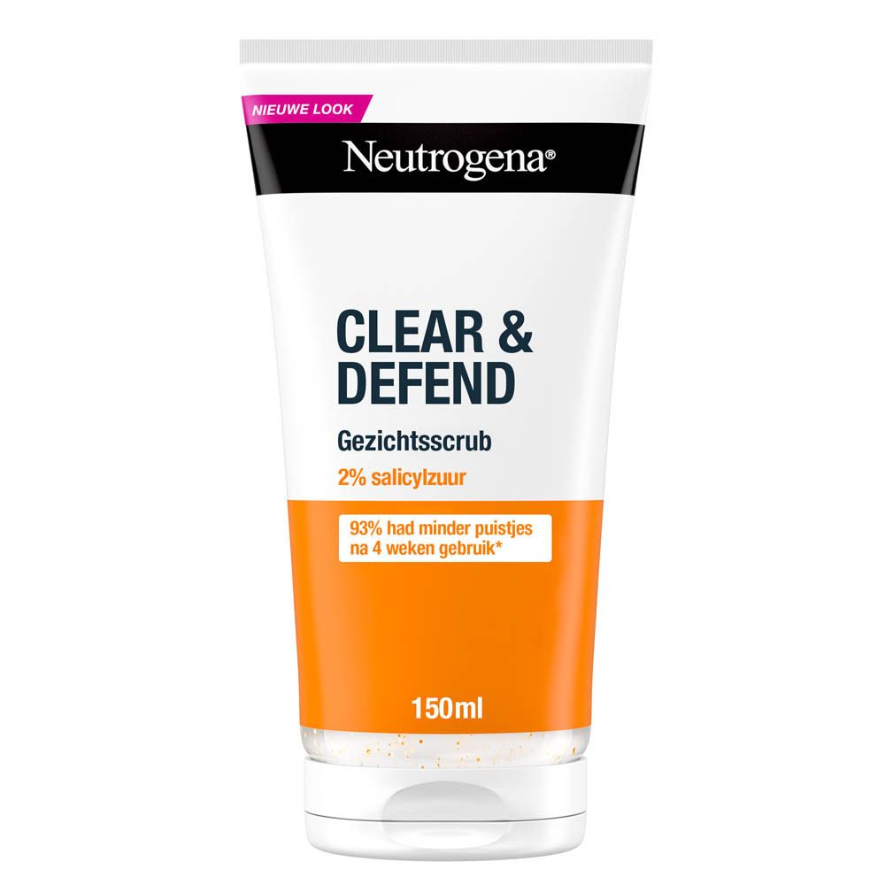 Neutrogena Clear & Defend Exfoliërende Reiniger met 2% salicylzuur