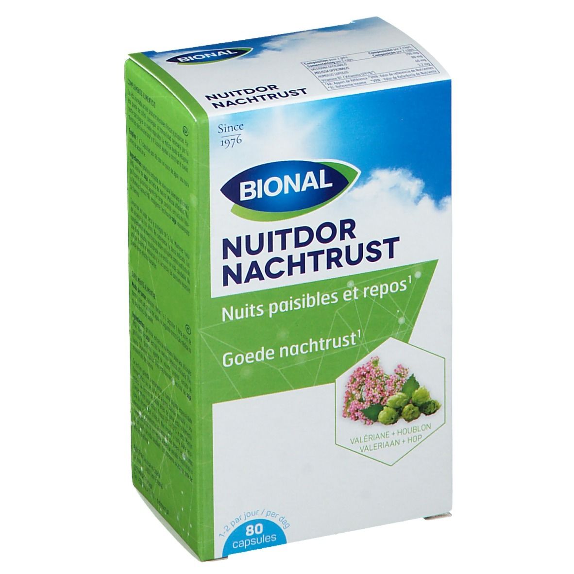 Bional Nachtrust – Nachtrust – Natuurlijk Voedingssupplement met Valeriaan en Hop