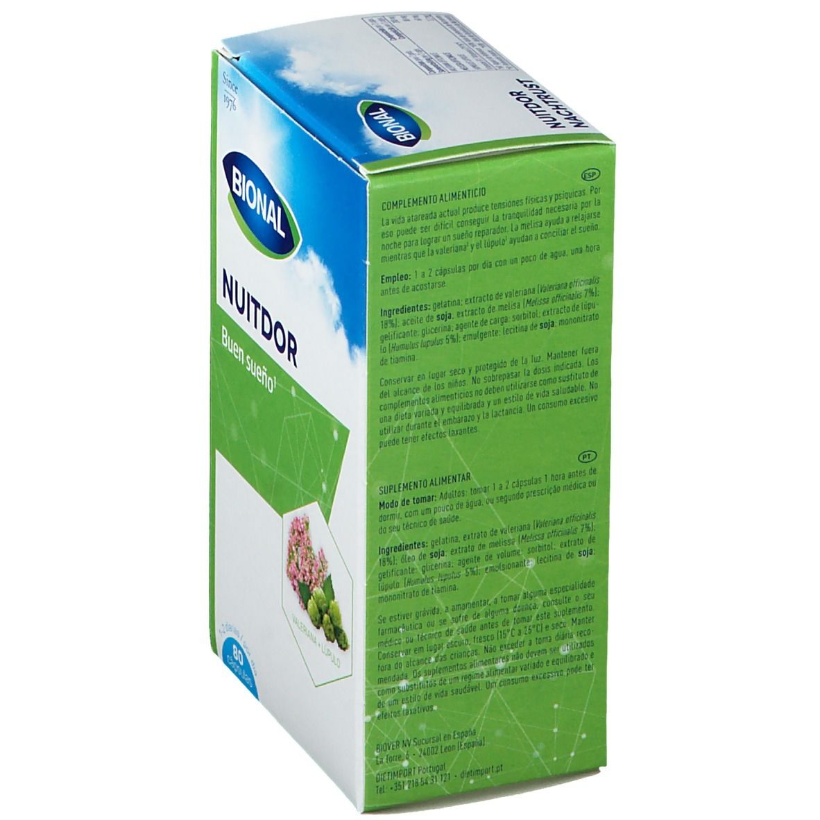 Bional Nachtrust – Nachtrust – Natuurlijk Voedingssupplement met Valeriaan en Hop