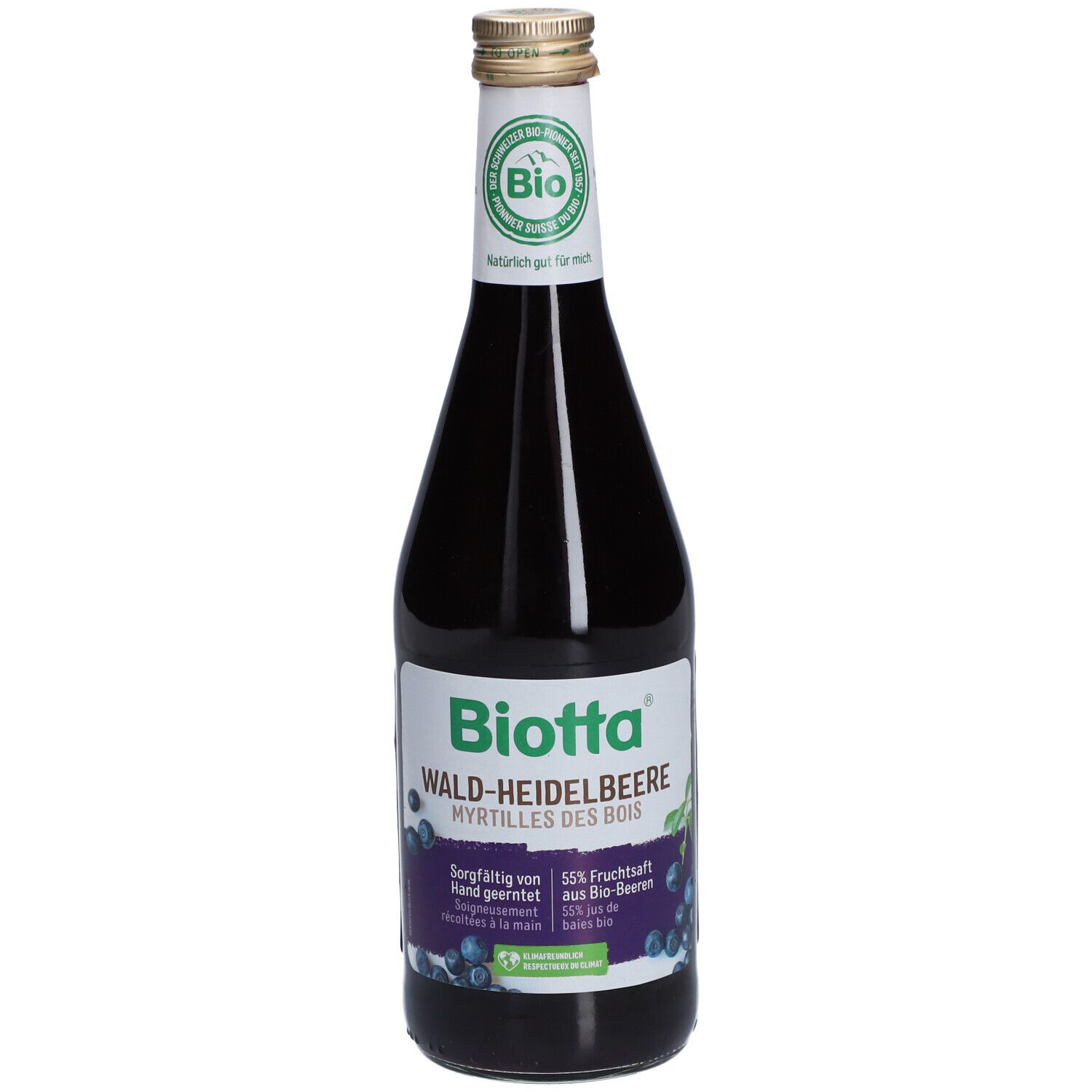 Biotta Jus de Myrtilles des Bois