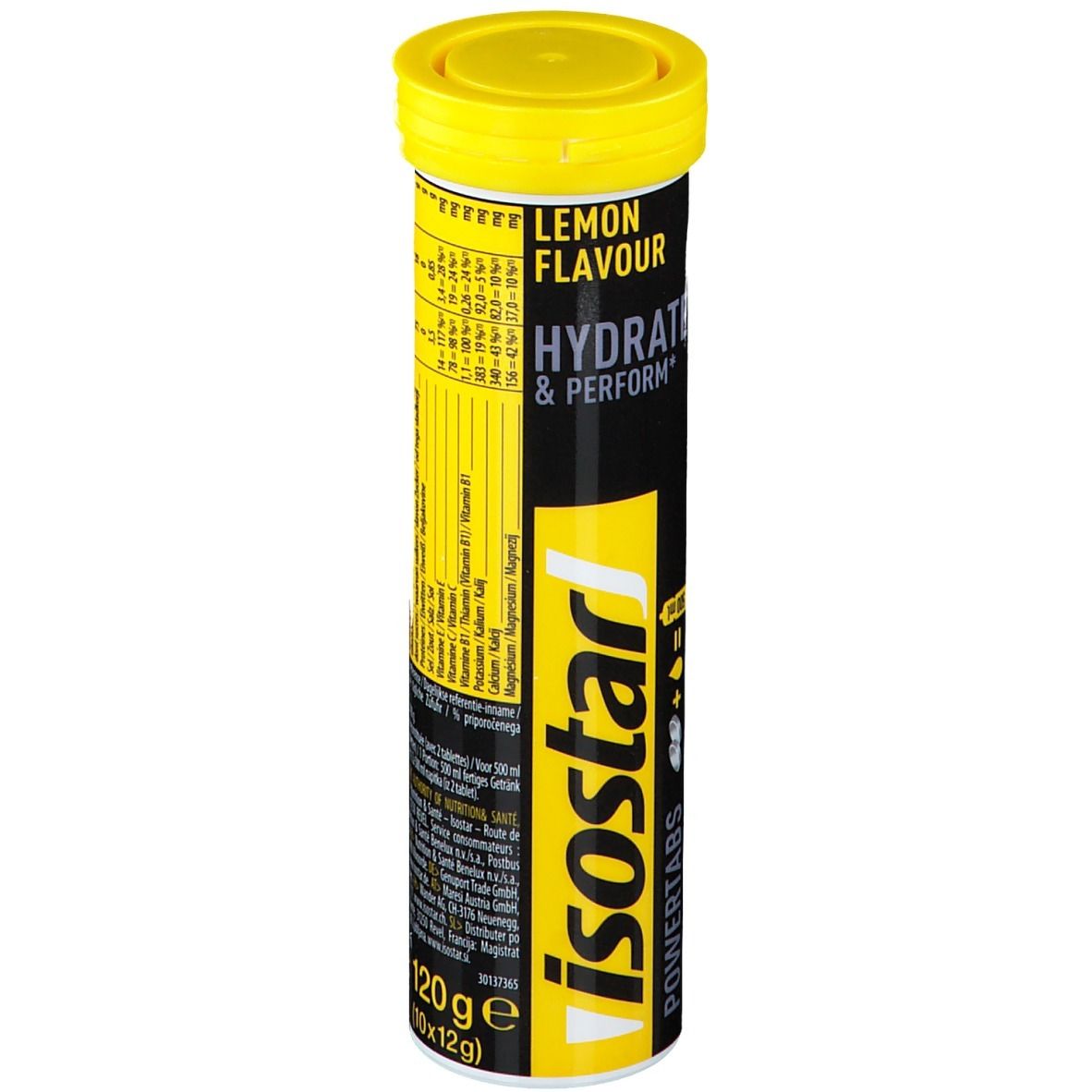 Isostar Fast Hydration Powertabs Sport Drink Citron High Energy