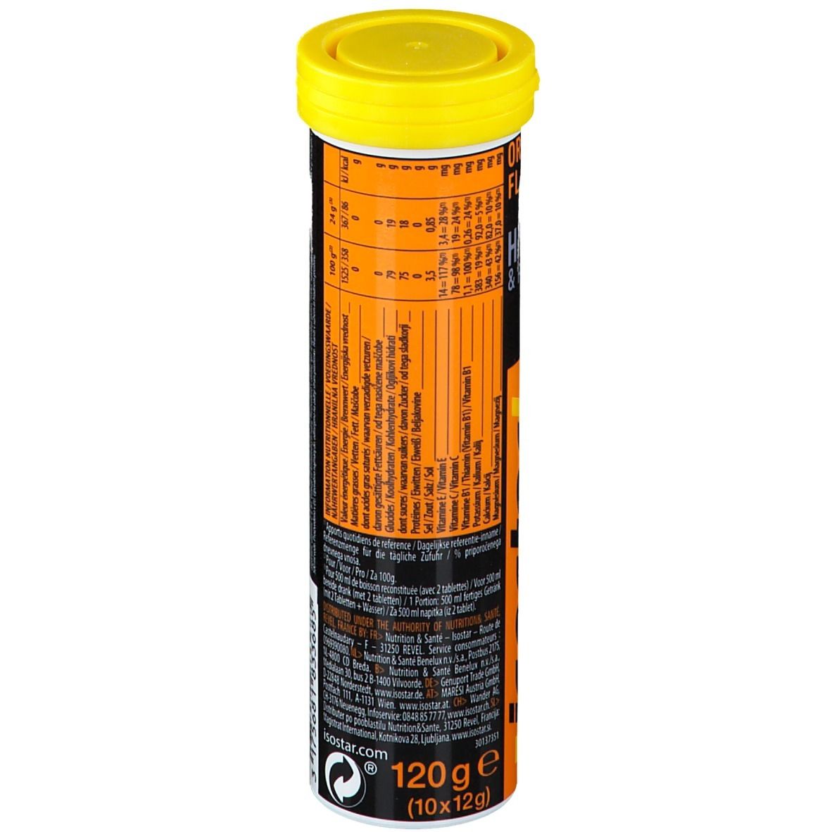 Isostar Fast Hydration Powertabs Sport Drink Orange