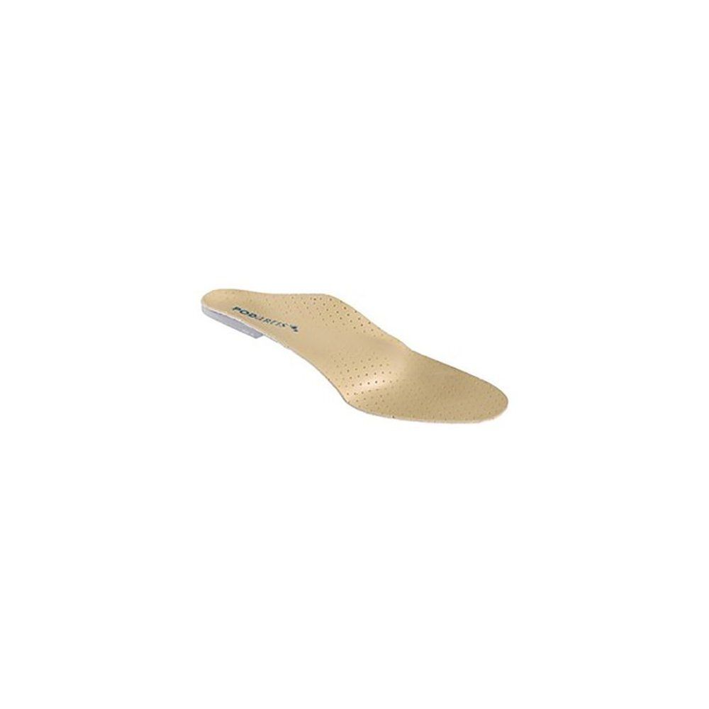 Semelle intérieure beige avec logo Podartis. Perforations visibles. Fond blanc.