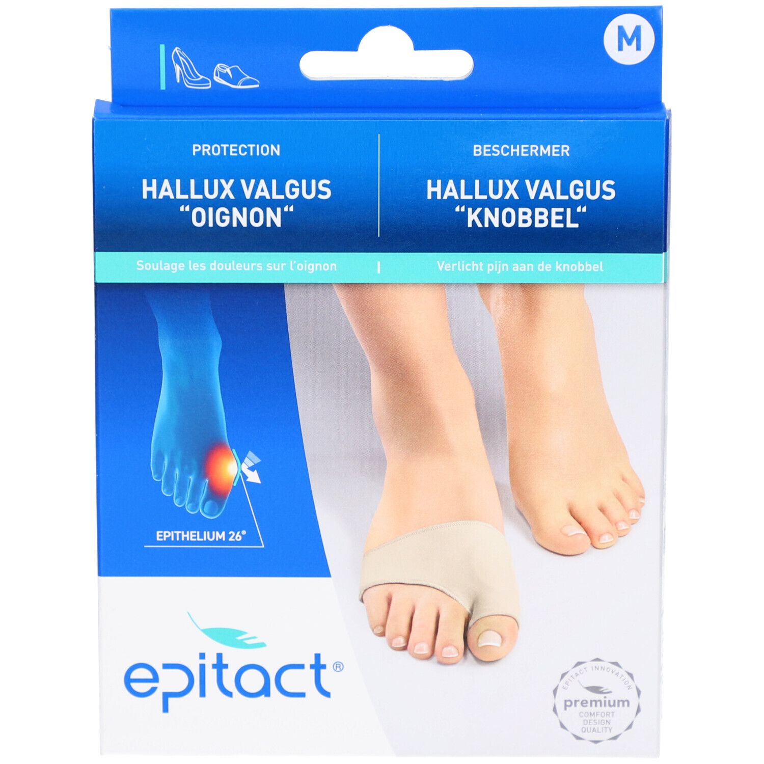 Epitact® Hallux Valgus 'Knobbel' Beschermer Medium 1 St - Farmaline