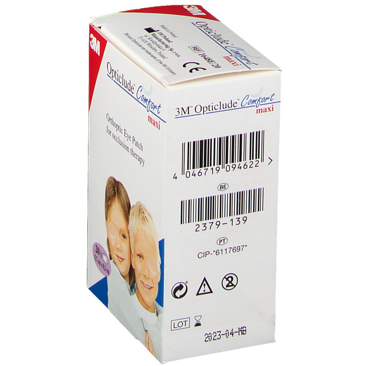 3M Opticlude Comfort Pans Oculaire Maxi 5.7cm x 8cm