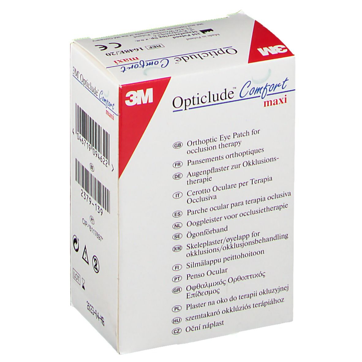 3M Opticlude Comfort Pans Oculaire Maxi 5.7cm x 8cm