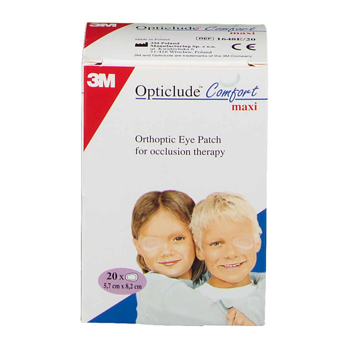 3M Opticlude Comfort Pans Oculaire Maxi 5.7cm x 8cm