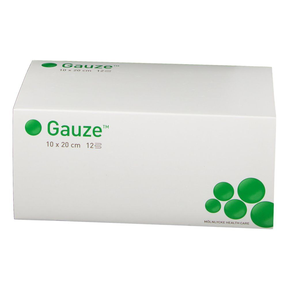 Gauze Compress Non-Sterile 12 Layers 10x20 cm 158500