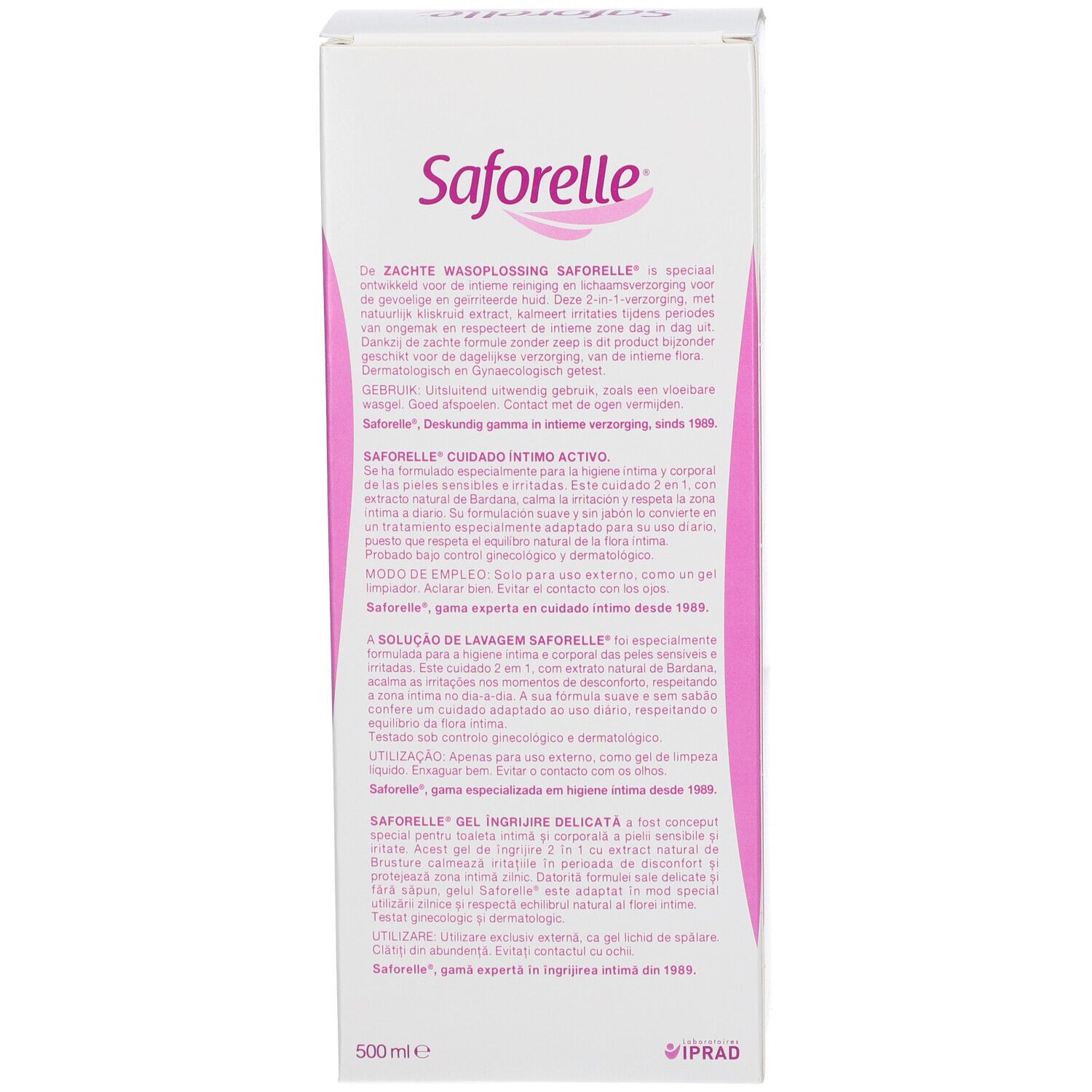 Saforelle® Zachte Wasoplossing