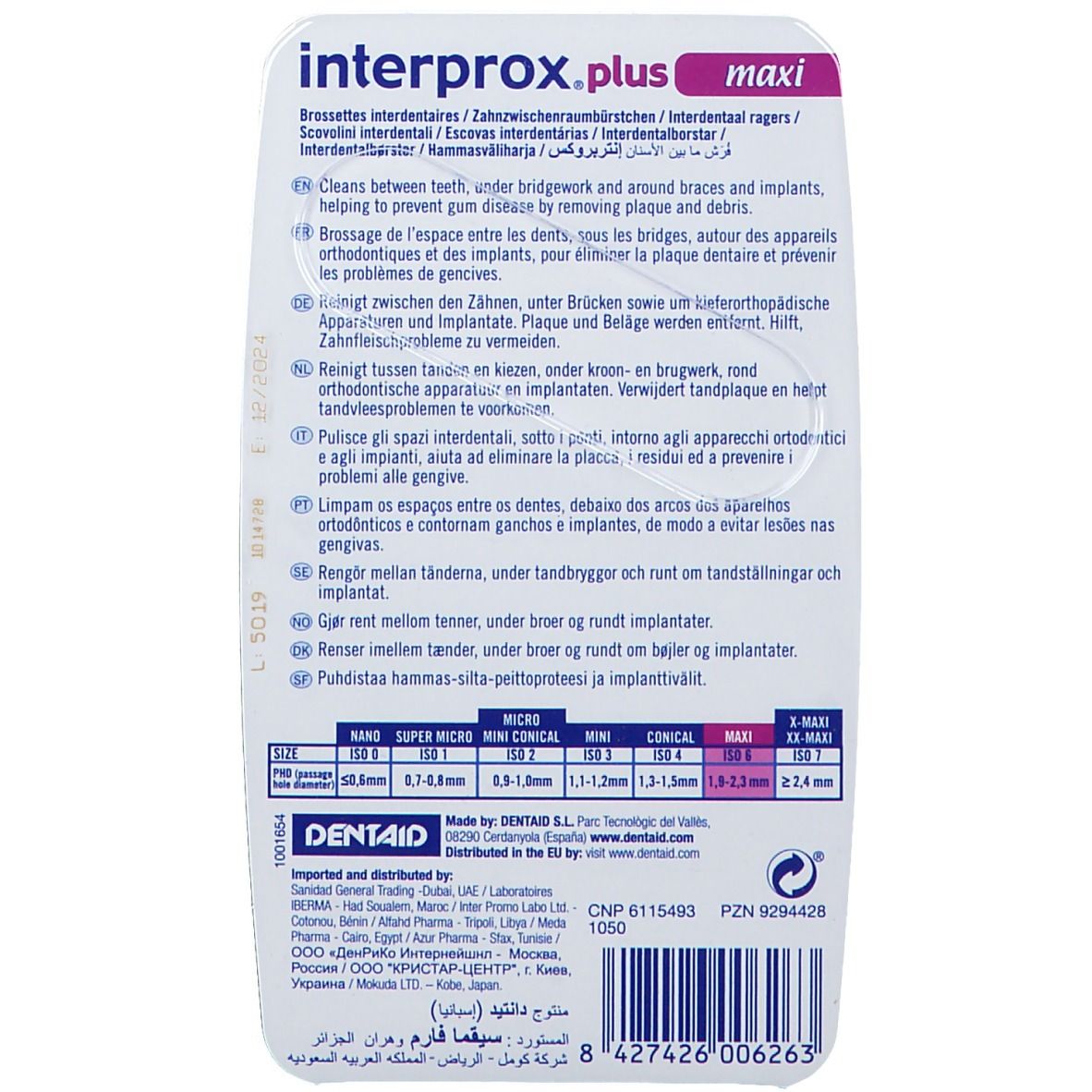 Interprox Plus 90° Maxi Brosses Interdentaires Mauve