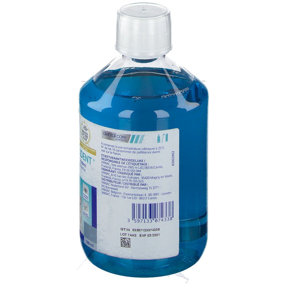 Vet Aquadent Anti Plaque Solution Buvable