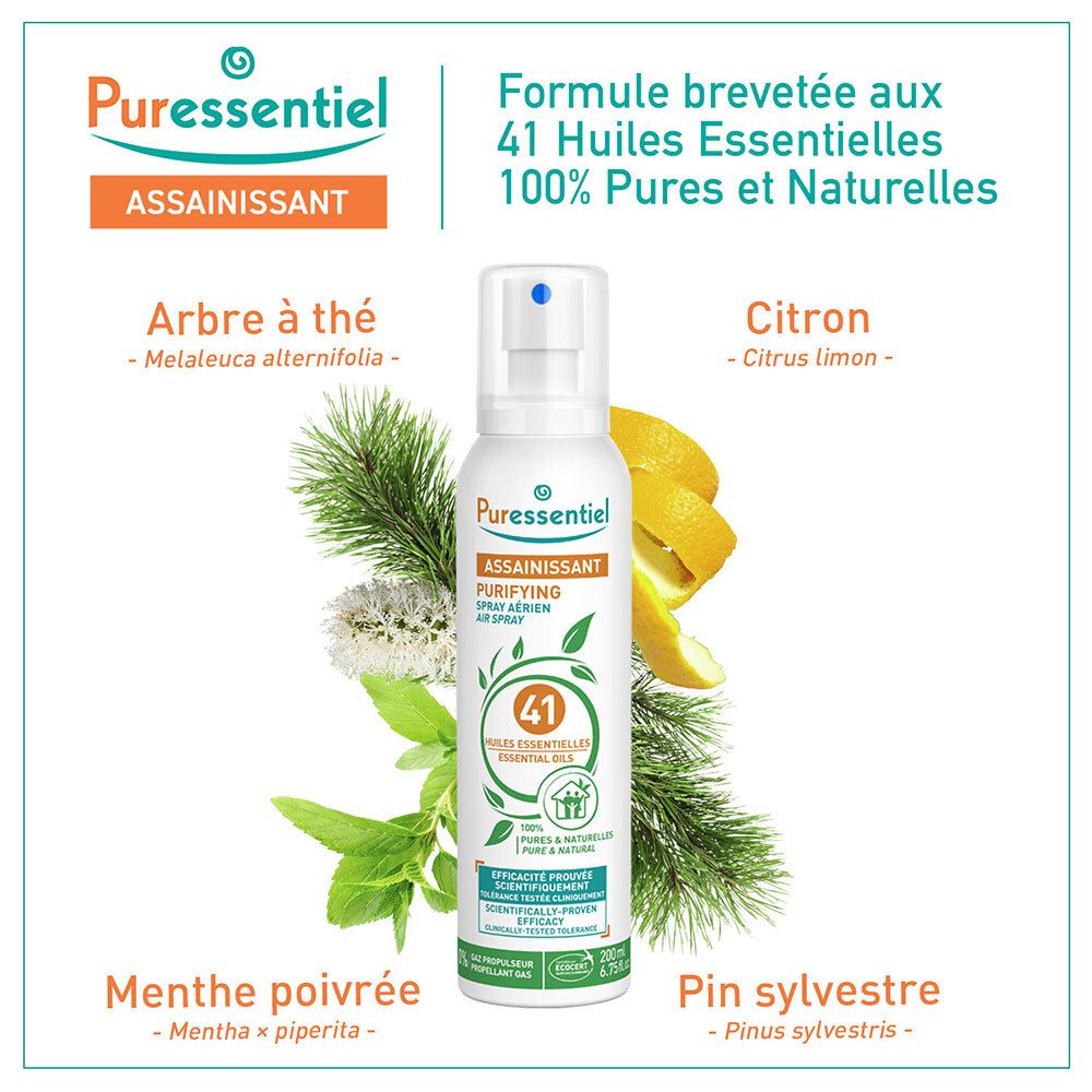 Puressentiel Spray Assainissant 41 Huiles Essentielles