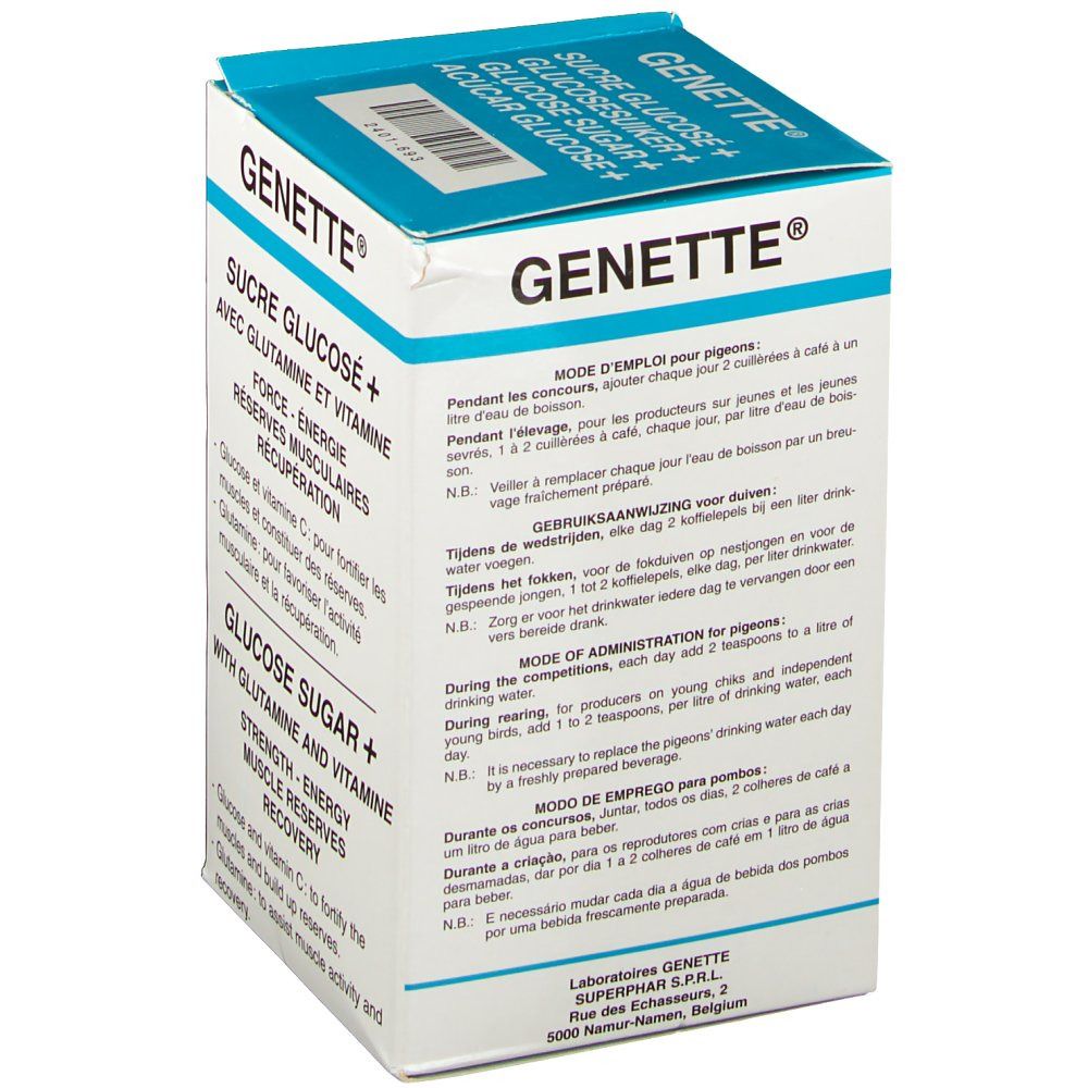 Genette Glucose Suiker + Glutamine + Vit.