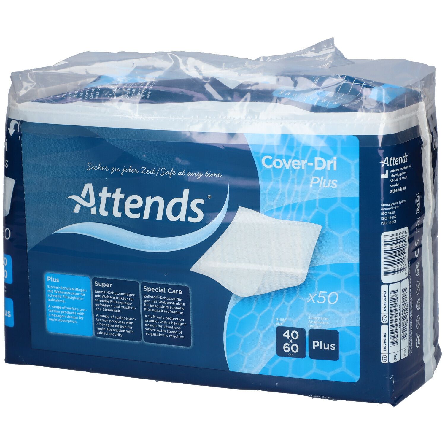 Attends® Cover Dri Plus Onderlegger 40x60cm