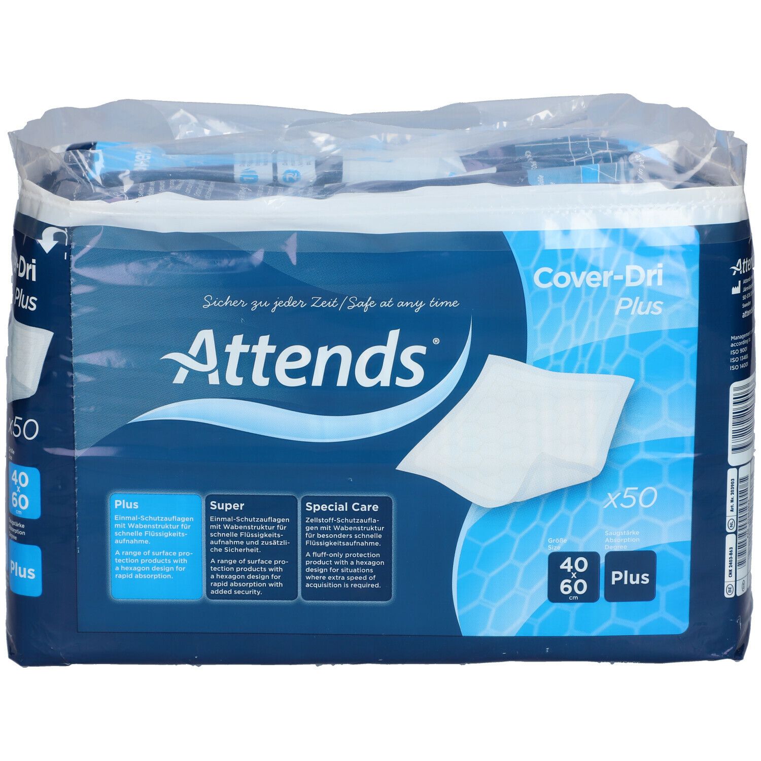 Attends® Cover Dri Plus Alèse 40 x 60cm