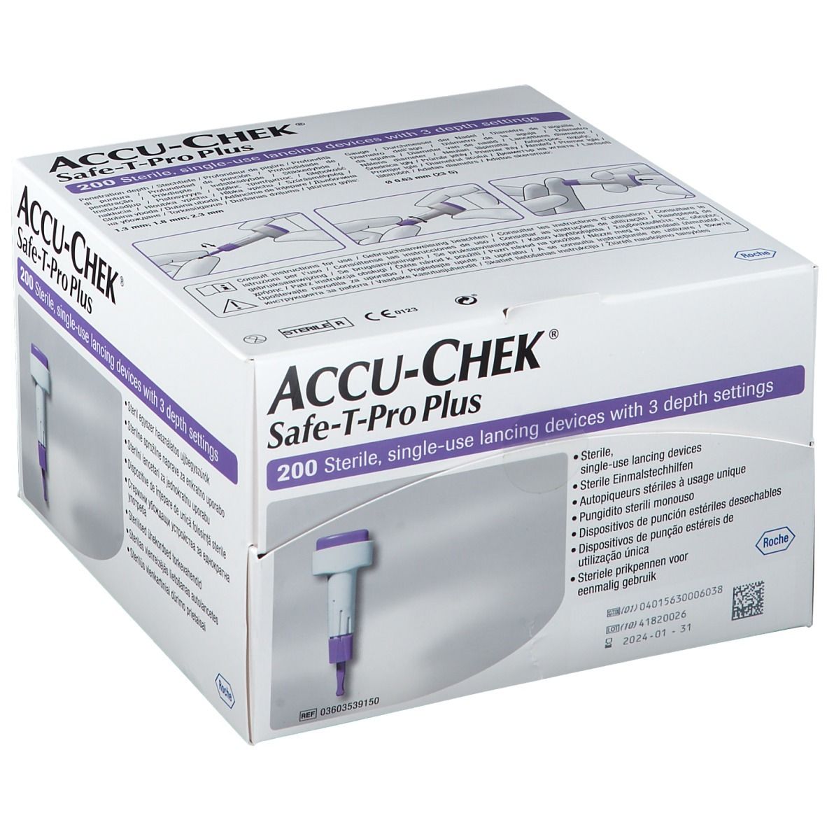 Accu-Chek Accu-Chek Safe T Pro Plus Usage unique