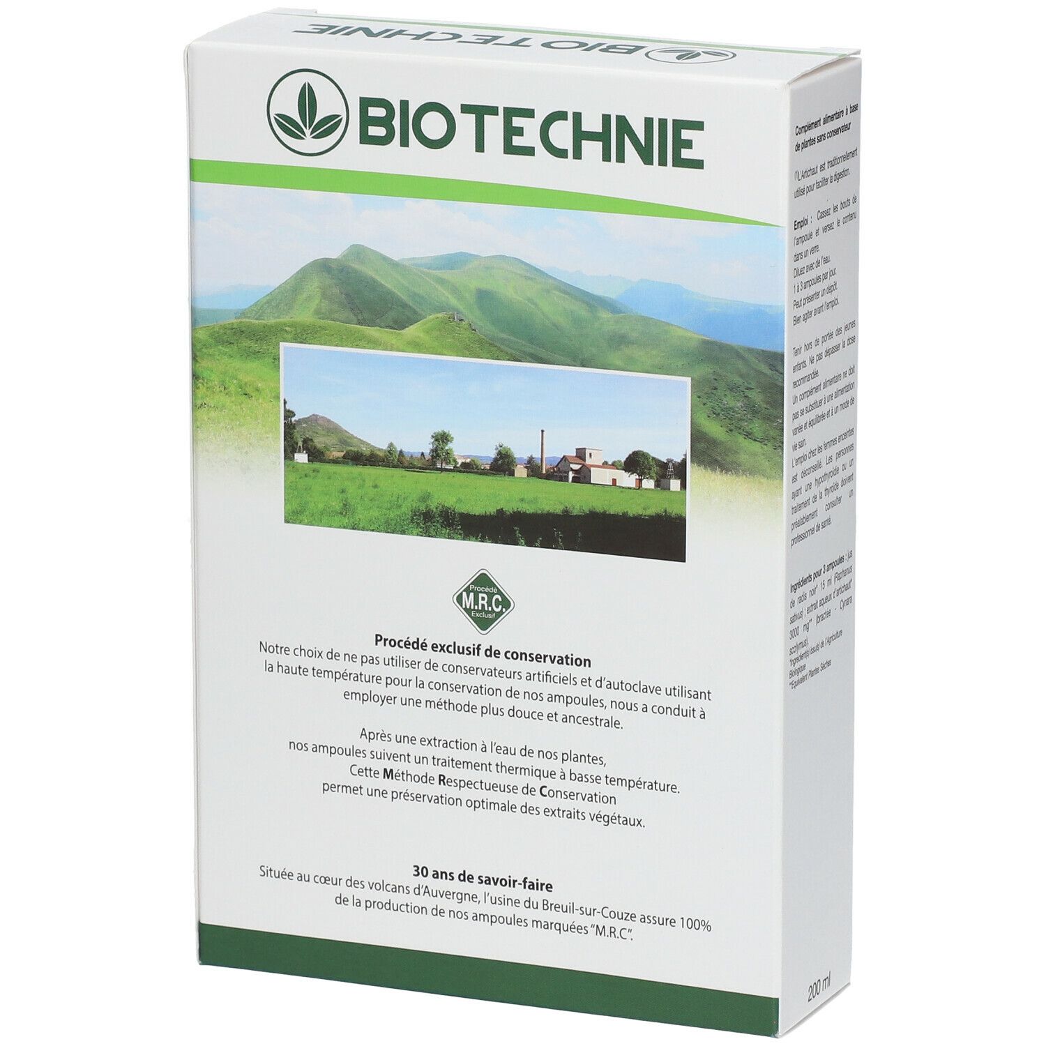 Biotechnie Artichaut-Radis Noir Bio