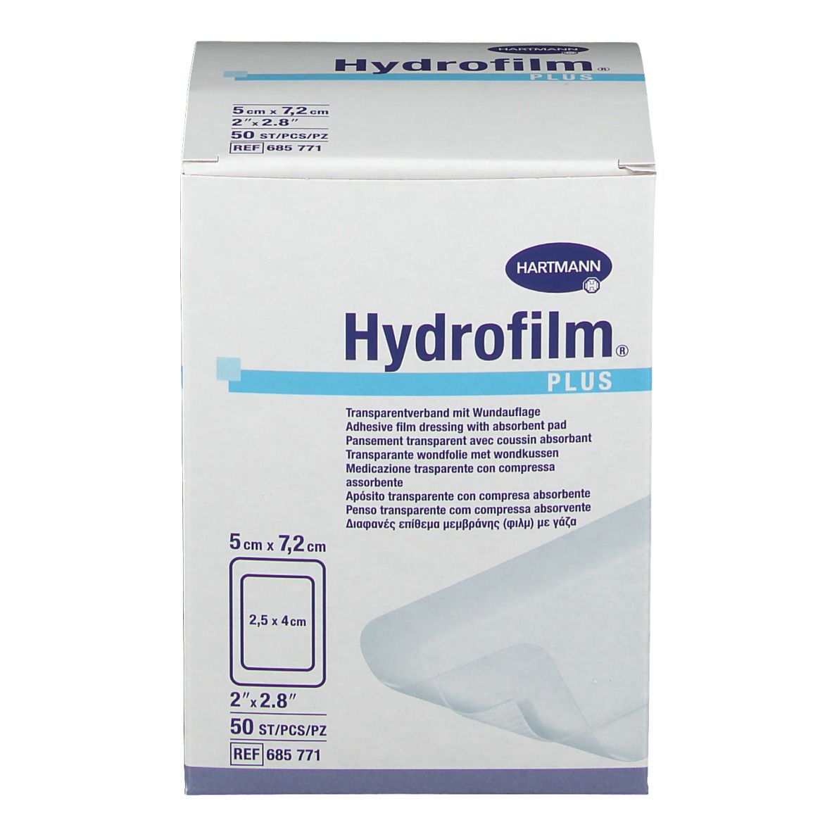 Hartmann Hydrofilm Plus 5 x 7.2cm 685771