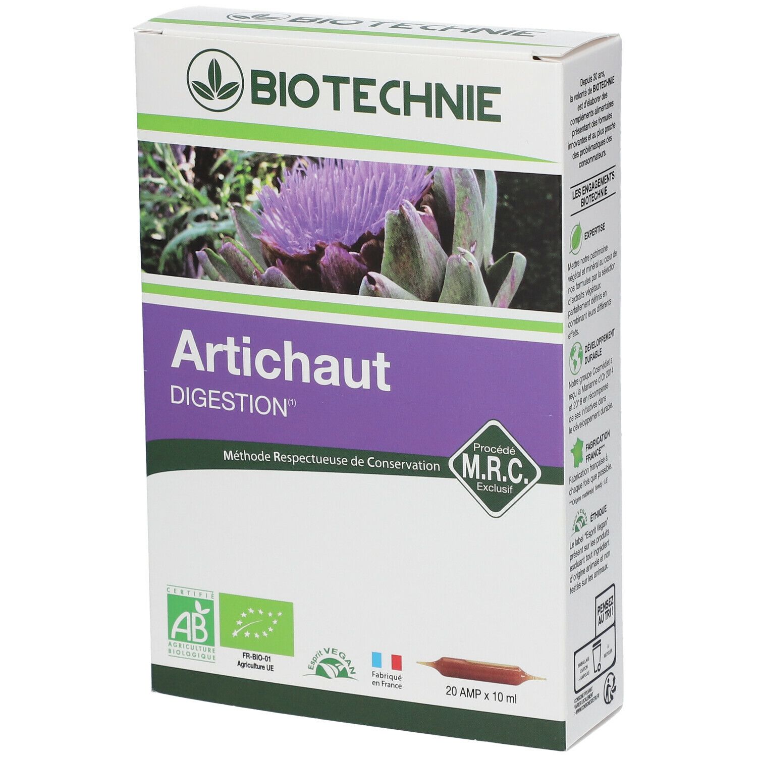Biotechnie Artichaut Bio