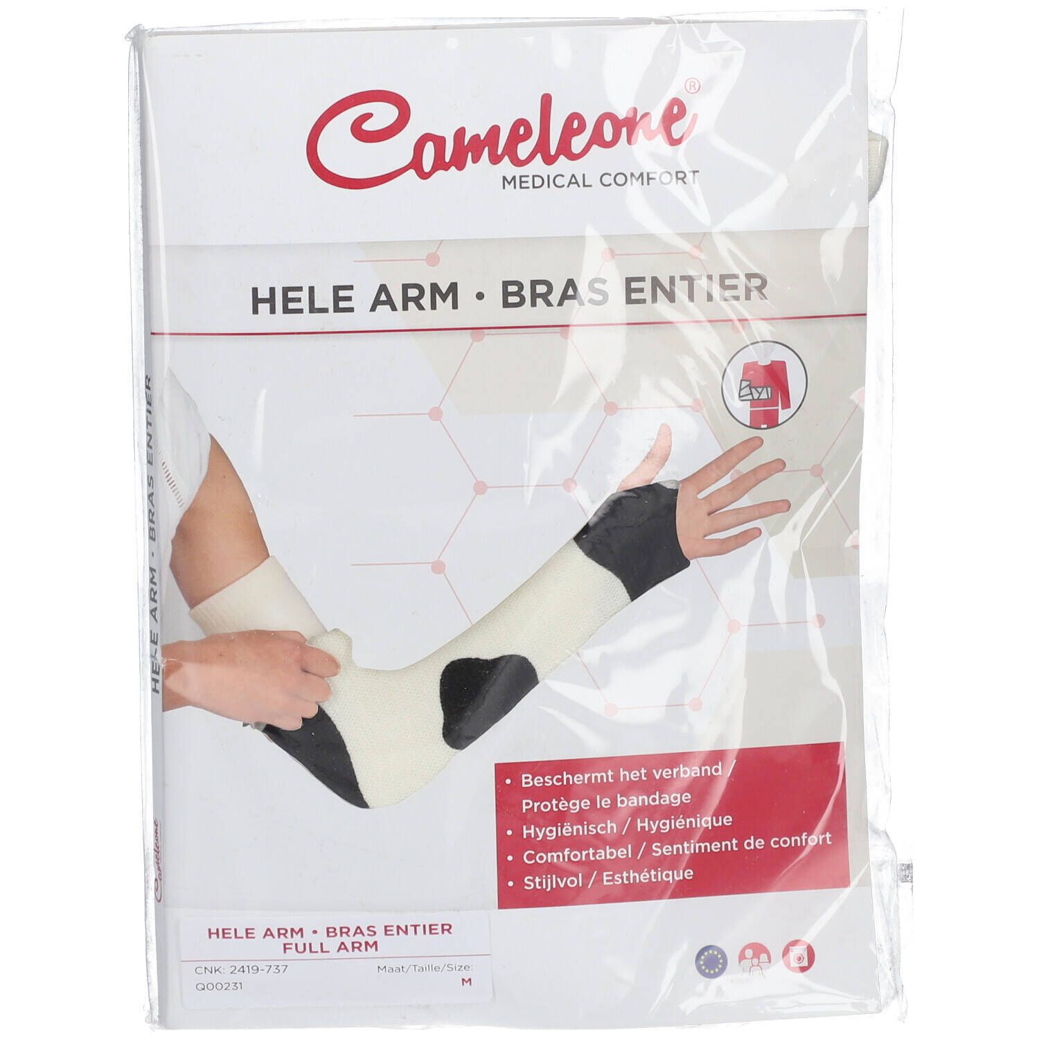Cameleone Volledige Arm Open Duim Koe M