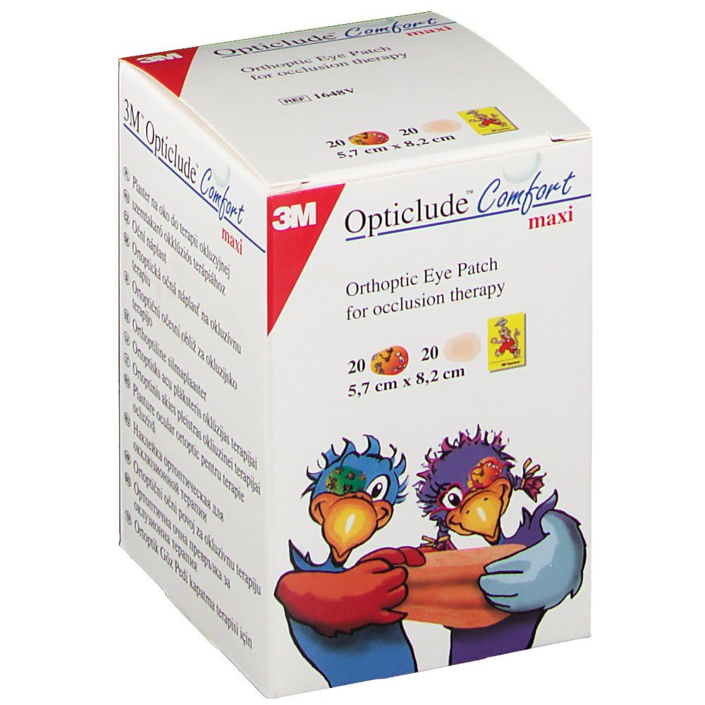 3M Opticlude Comfort Maxi Variety 5.7cmx8cm