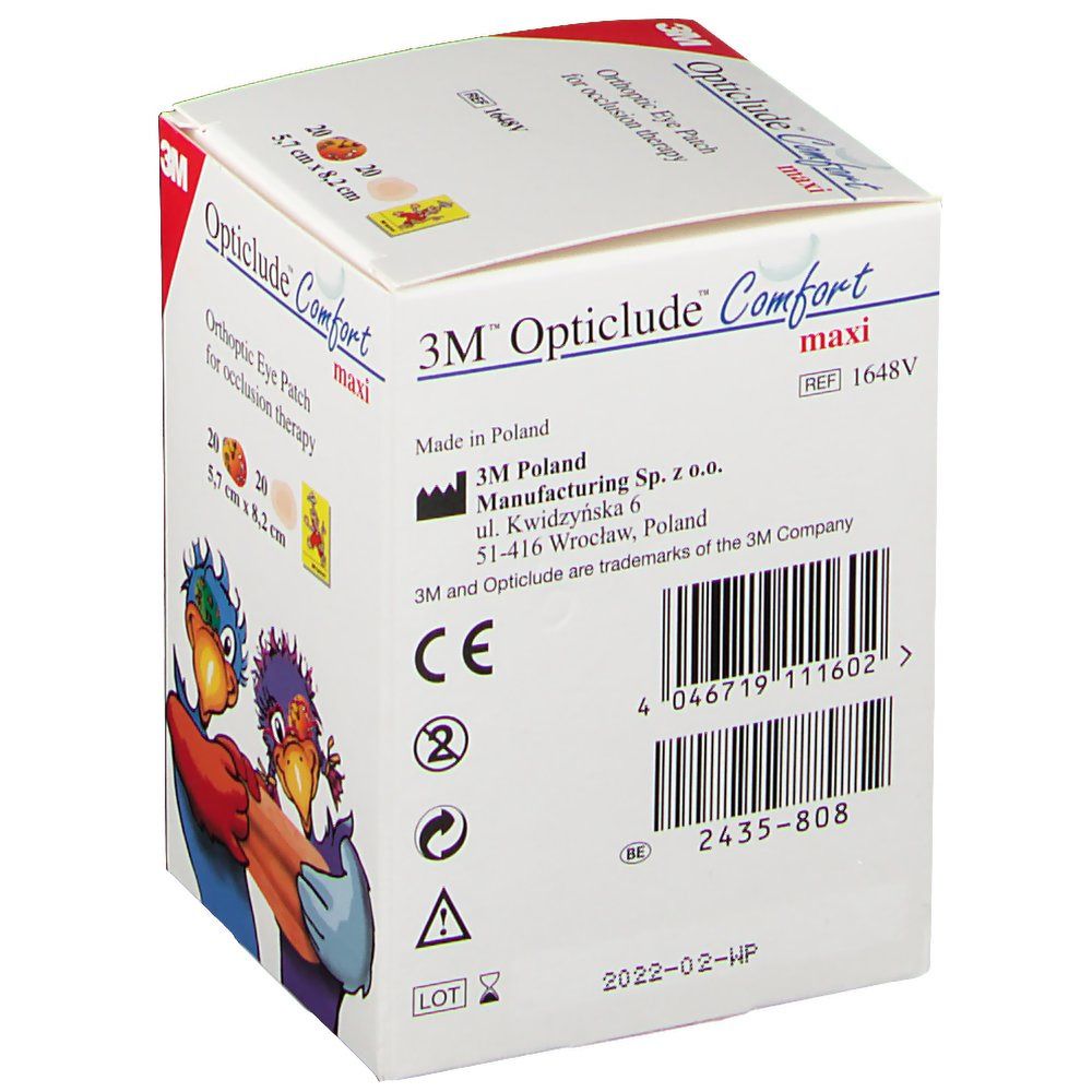 3M Opticlude Comfort Maxi Variety 5.7cmx8cm