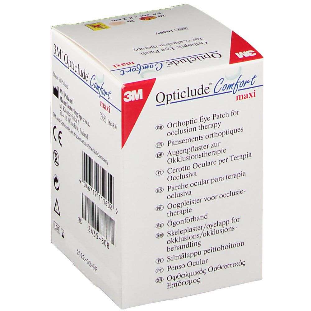 3M Opticlude Comfort Maxi Variety 5.7cmx8cm