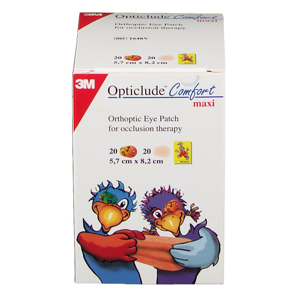 3M Opticlude Comfort Maxi Variety 5.7cmx8cm