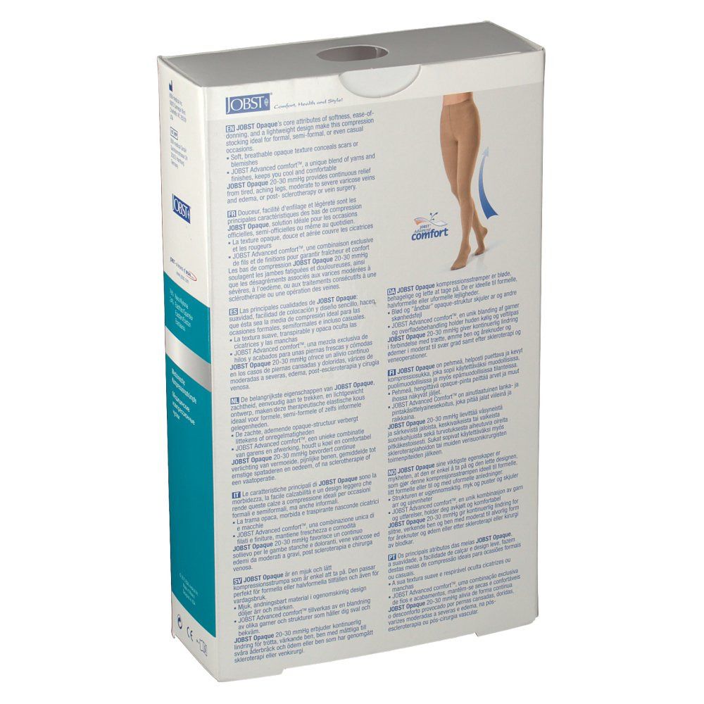 Jobst Opaque Classe 2 Panty M Noir 7522603
