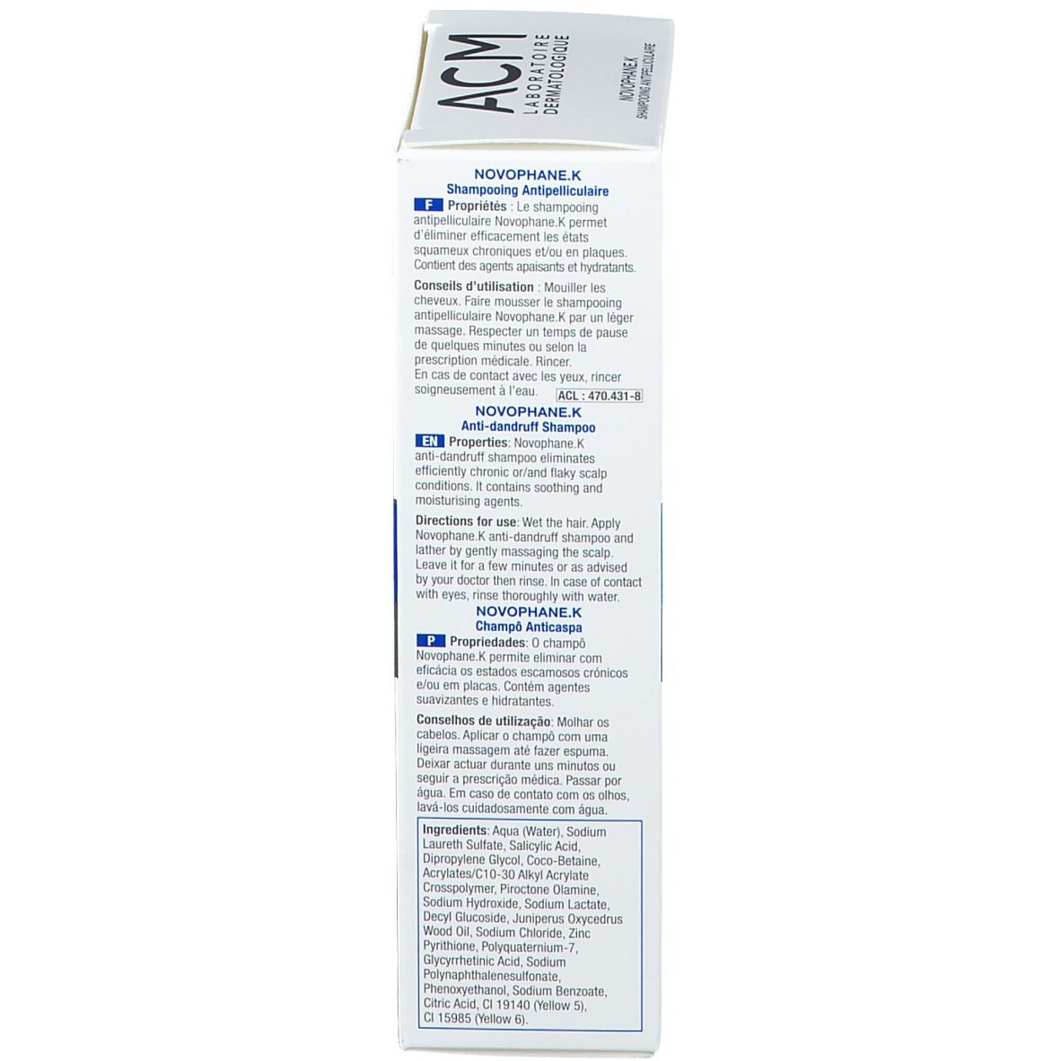 Novophane K Schuimshampoo