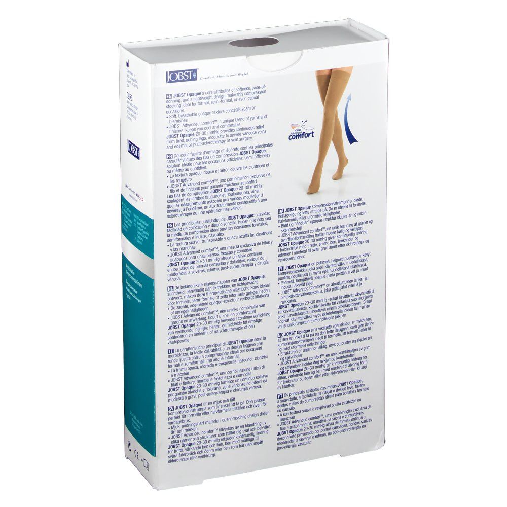 Jobst Opaque KL2 Thigh OT Black M 7522203