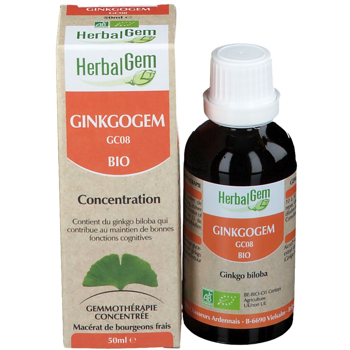 HerbalGem Ginkgo Integral Complex Ginkgo Biloba